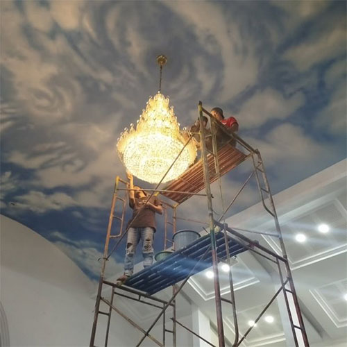 Jasa cuci servis bongkar pasang lampu kristal hias JABODETABEK (12) Jasa cuci servis bongkar pasang lampu kristal hias JABODETABEK (12)