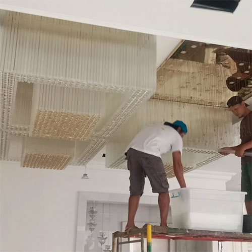 Jasa cuci servis bongkar pasang lampu kristal hias JABODETABEK (22) Jasa cuci servis bongkar pasang lampu kristal hias JABODETABEK (22)