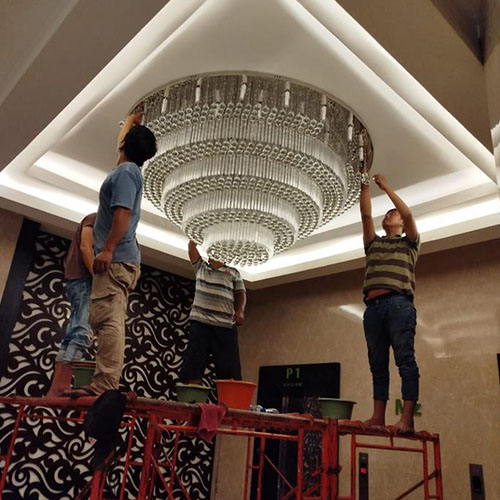 Jasa cuci servis bongkar pasang lampu kristal hias JABODETABEK (40) Jasa cuci servis bongkar pasang lampu kristal hias JABODETABEK (40)