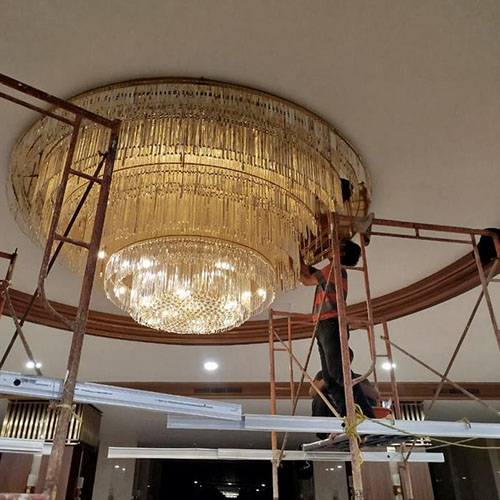 Jasa cuci servis bongkar pasang lampu kristal hias JABODETABEK (42) Jasa cuci servis bongkar pasang lampu kristal hias JABODETABEK (42)